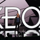 343 Industries head Bonnie Ross presents on stage at E3 2015.